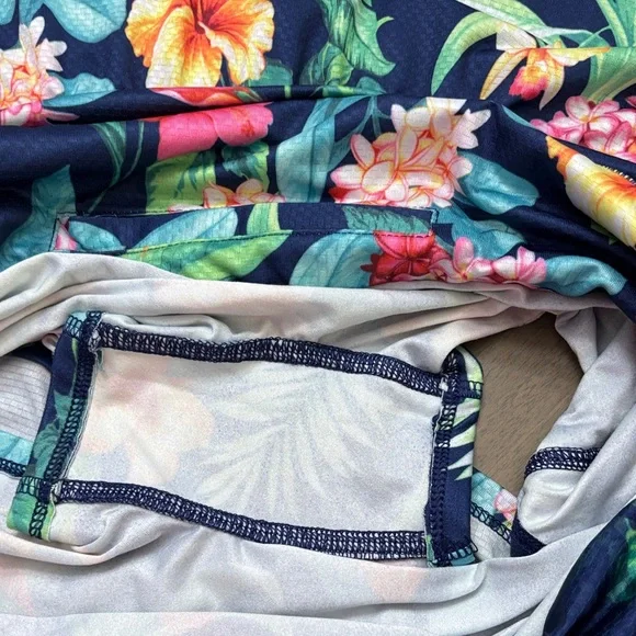 Gottex Navy Floral Skort - Picture 3 of 6